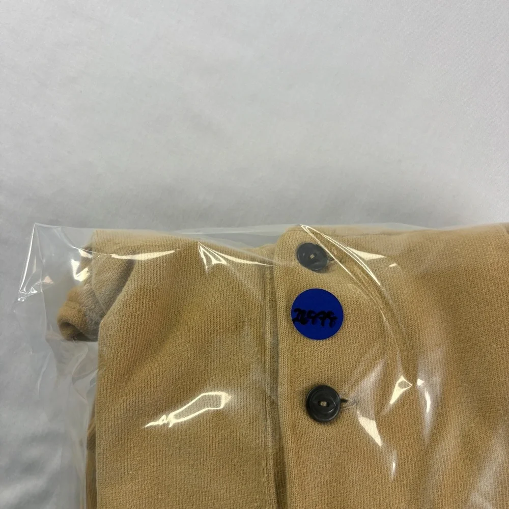 Polo Ralph Lauren Hoodie Mens‎ Small Brown Henley Pullover Sweatshirt